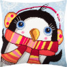 Набор для вышивки подушки Чарівниця Пингвин V-253 фото