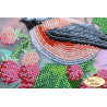 Набір для вишивання бісером Tela Artis НВ-004 Пташка в малині
