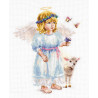 Набор для вышивки крестом Алиса Светлый ангел 0-202 фото