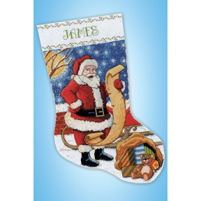 Набор для вышивания Design Works Santas List 5936