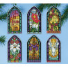 Набор для вышивания Design Works Easter Windows Stained Glass
