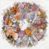 Набір для вишивання Janlynn 023-0359 Seashell Wreath фото