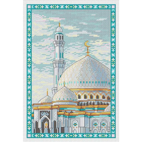 Набор для вышивки крестом МП Студия Мечеть Хазрет Султан М-078