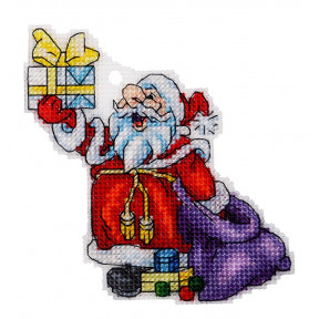 Набор для вышивки крестом Alisena Дедушка Мороз 8028а
