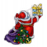 Набор для вышивки крестом Alisena Дедушка Мороз 8028а фото