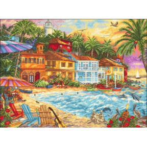 СНЯТО Набор для вышивания LETISTITCH Island time LETI 926