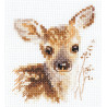 Набор для вышивки крестом Алиса Животные в портретах. Олененок