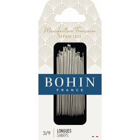 Набір голок для шиття Sharp №3/9 (20шт) Bohin (Франція) 00268