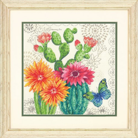 Набір для вишивання хрестиком Dimensions Cactus Bloom 70-35388
