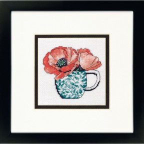 Набор для вышивания гобеленом Dimensions Floral Teacup 71-07247