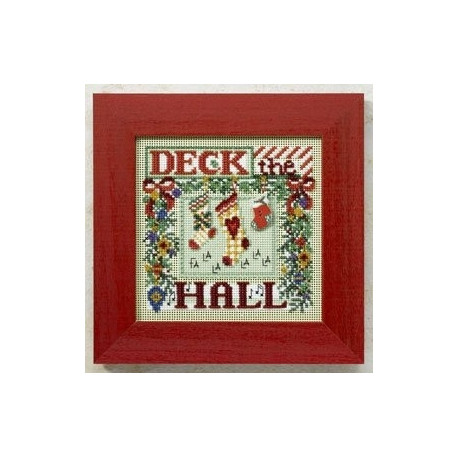 Набір для вишивання Mill Hill Deck The Hall MH148303 фото