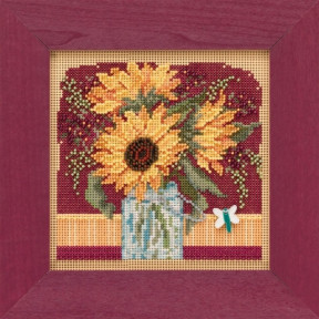 Набор для вышивания Mill Hill Sunflower Bouquet MH141924