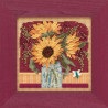 Набор для вышивания Mill Hill Sunflower Bouquet MH141924 фото