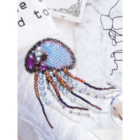 Набор для вышивки бисером украшения на натуральном художественном холсте Абрис Арт Медуза AD-071