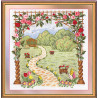 Набор для вышивки лентами Panna Ц-0901 Любимый сад фото