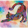 Набор для вышивки бисером на холсте Абрис Арт Игривый котёнок