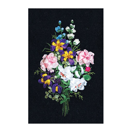 Набір для вишивки стрічками Panna Ц-1046 Свято квітів фото