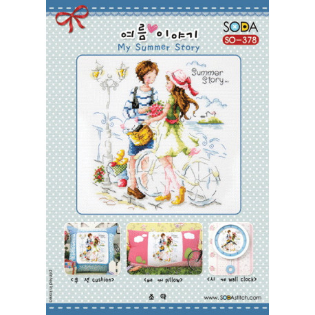 Схема для вышивки нитками крестиком Soda Stitch''My Summer