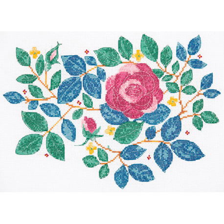 Набор для вышивания Anchor Сад роз (Rose Garden) DEE100 фото