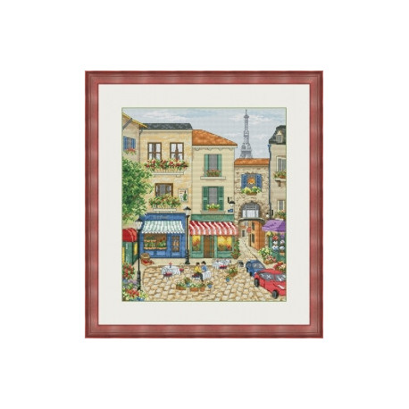 Набор для вышивания крестиком OLanTa Улицы Парижа VN-146 фото