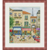 Набор для вышивания крестиком OLanTa Улицы Парижа VN-146 фото