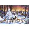 Набор для вышивания LETISTITCH Christmas Wood LETI 947 фото