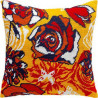 Набор для вышивки подушки Чарівниця V-147 Огненные цветы фото