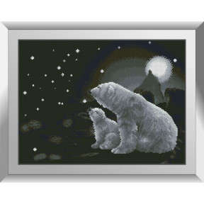 Набор для рисования камнями алмазная живопись Dream Art Большая медведица (квадратные, полная) 31259D