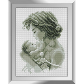 Набор для рисования камнями алмазная живопись Dream Art Любящая мать (квадратные, полная) 31397D