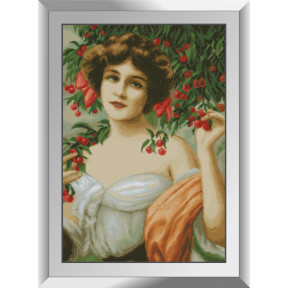 Набор для рисования камнями алмазная живопись Dream Art В вишневом саду (квадратные, полная) 31408D