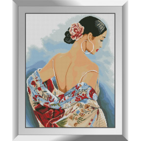 Набір для малювання каменями алмазний живопис Dream Art Кольоровий шарф (квадратні, повний) 31463D