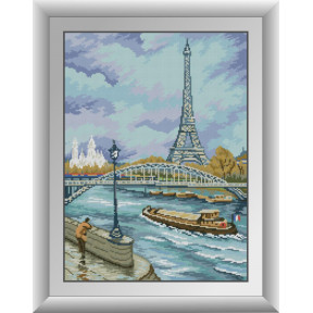 Набор для рисования камнями алмазная живопись Dream Art Парижская прогулка (квадратные, полная) 30854D