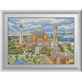 Набор для рисования камнями алмазная живопись Dream Art Ханский дворец. Стамбул (квадратные, полная) 30993D