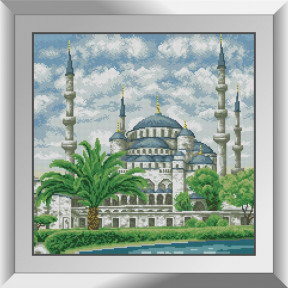 Набор для рисования камнями алмазная живопись Dream Art Голубая мечеть (Стамбул) (квадратные, полная) 31072D