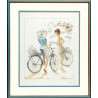 Набір для вишивання Lanarte L33788 PN-0007949 Girls on Bicycle