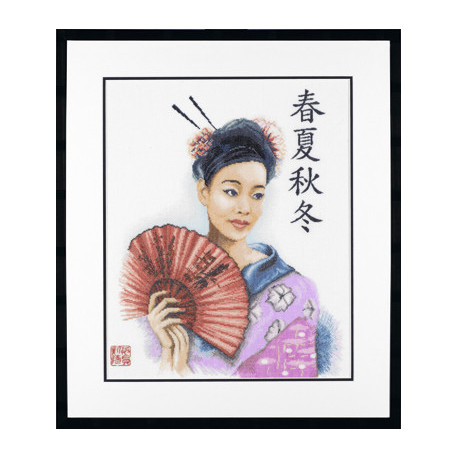 Набір для вишивання Lanarte L34905 Chinese Woman фото