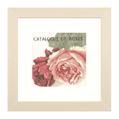 Набір для вишивання Lanarte L34993 Catalogue of Roses-red фото