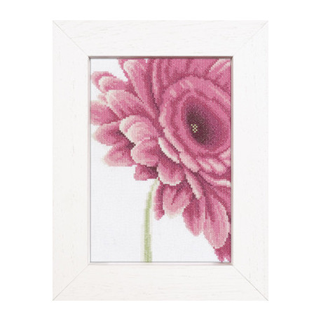 Набір для вишивання Lanarte L35053 Close-Up Pink Flower фото