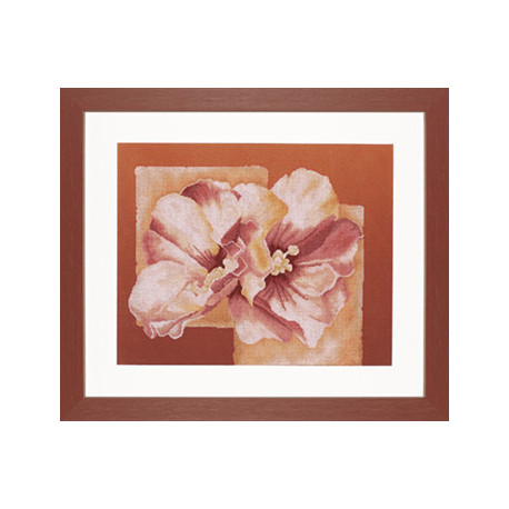 Набір для вишивання L35060 Abstract With Pink Chinese Rose фото