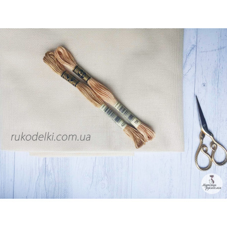 Канва молочна Ubelhor Австрія 250 Etamin (100% бавовна) 25ct.