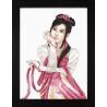 Набір для вишивання Lanarte L35085 young Japanese woman фото