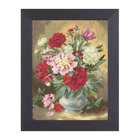 Набір для вишивання Lanarte L38008А Peonies-queen of flowers
