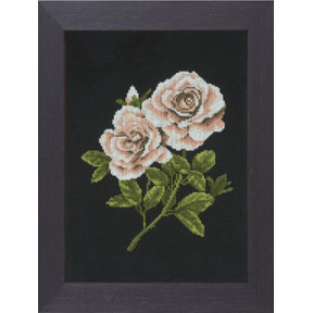 Набір для вишивання Lanarte L38011А Roses on black