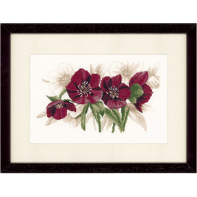 Набір для вишивання Lanarte L35179 / PN-0021206 Red Flowers