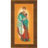 Набор для вышивания Lanarte PN-0145757 Indian lady in blue sari