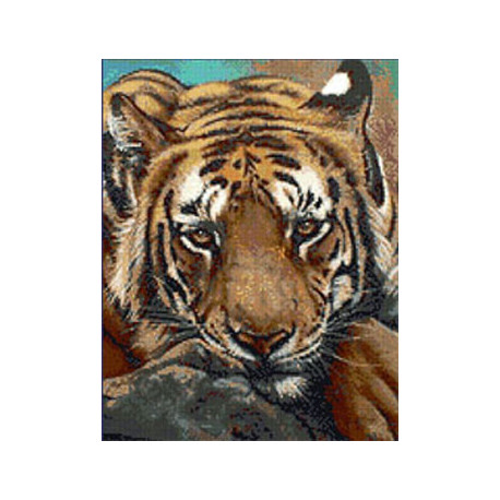 Набір для вишивання Kustom Krafts JW-005 Siberian Tiger фото