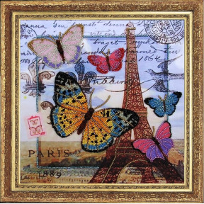 Набор для вышивания бисером Butterfly 107 Привет из Парижа