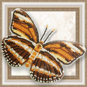 Набор для вышивки бисером бабочки на прозрачной основе Вдохновение Dryadula Phaetusa BGP-050