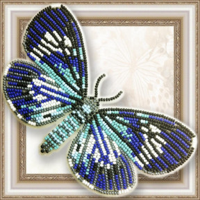 Набор для вышивки бисером бабочки на прозрачной основе Вдохновение Hypocrita confluens BGP-056