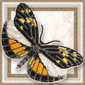 Набор для вышивки бисером бабочки на прозрачной основе Вдохновение Dismorphia eunoe desine BGP-061